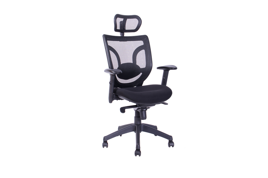 Silla Ejecutiva Black con Cabecero
