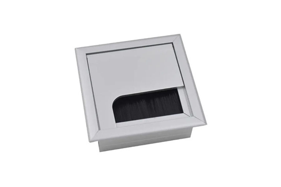 PASACABLES CUADRADO METALICO 80X80 MM