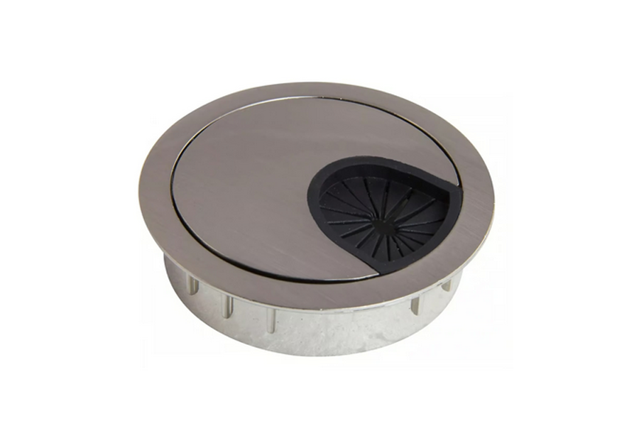 PASACABLES REDONDO METALICO 60 MM