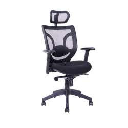 Silla Ejecutiva Black con Cabecero